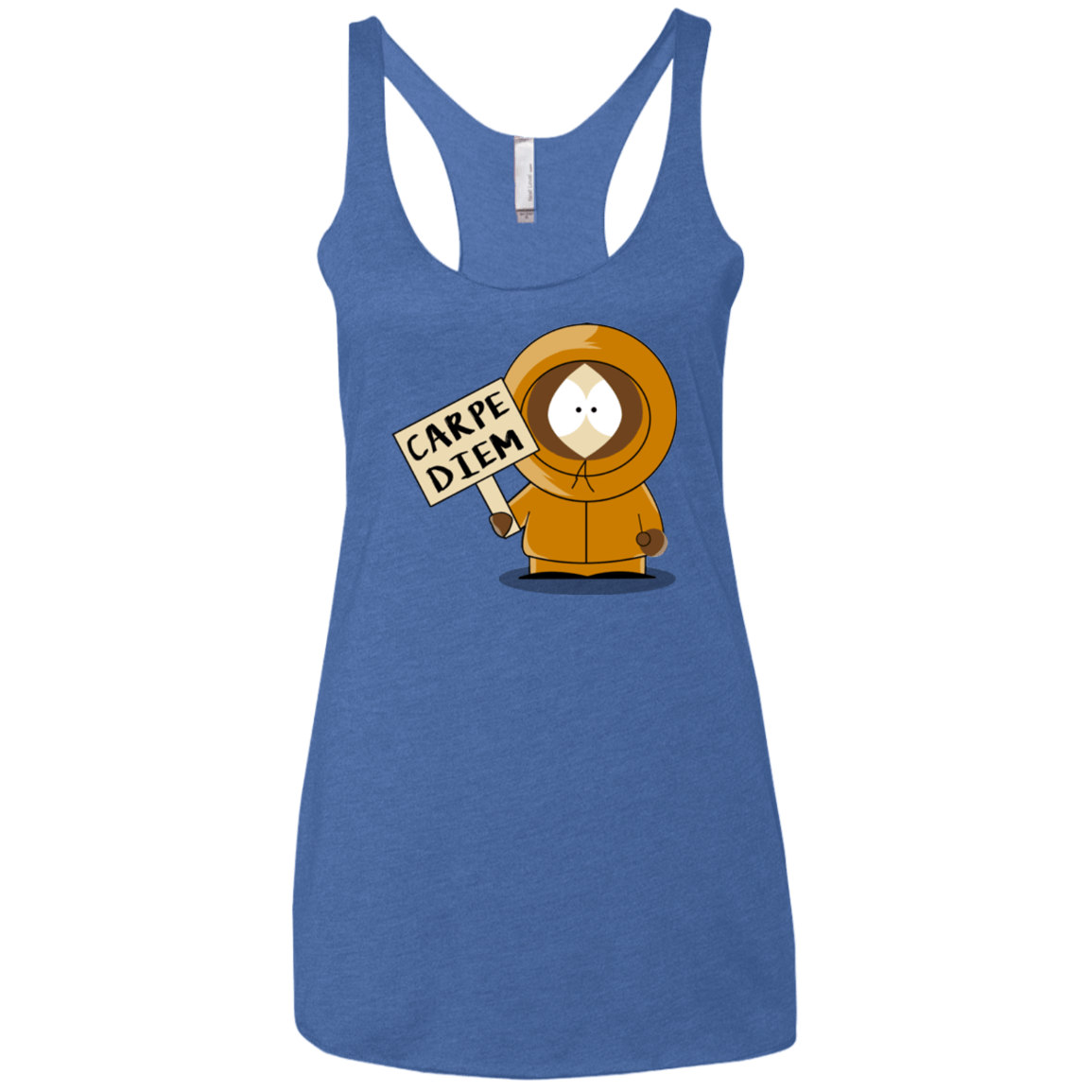 T-Shirts Vintage Royal / X-Small Carpe Diem Women's Triblend Racerback Tank