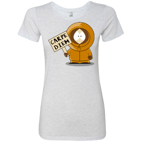 T-Shirts Heather White / S Carpe Diem Women's Triblend T-Shirt