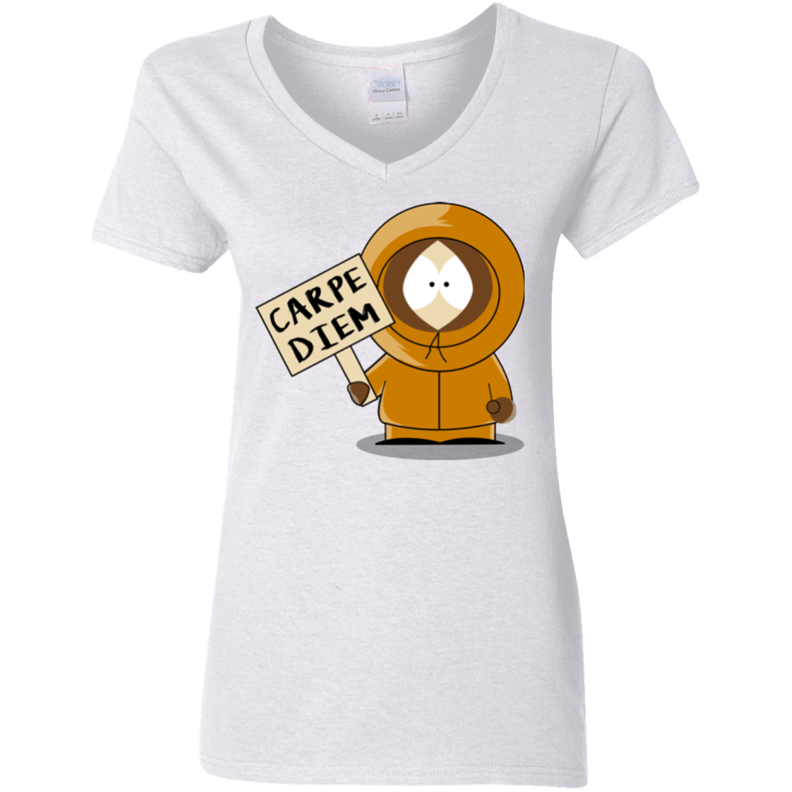 T-Shirts White / S Carpe Diem Women's V-Neck T-Shirt