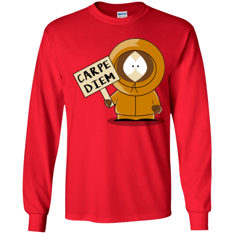 T-Shirts Red / YS Carpe Diem Youth Long Sleeve T-Shirt