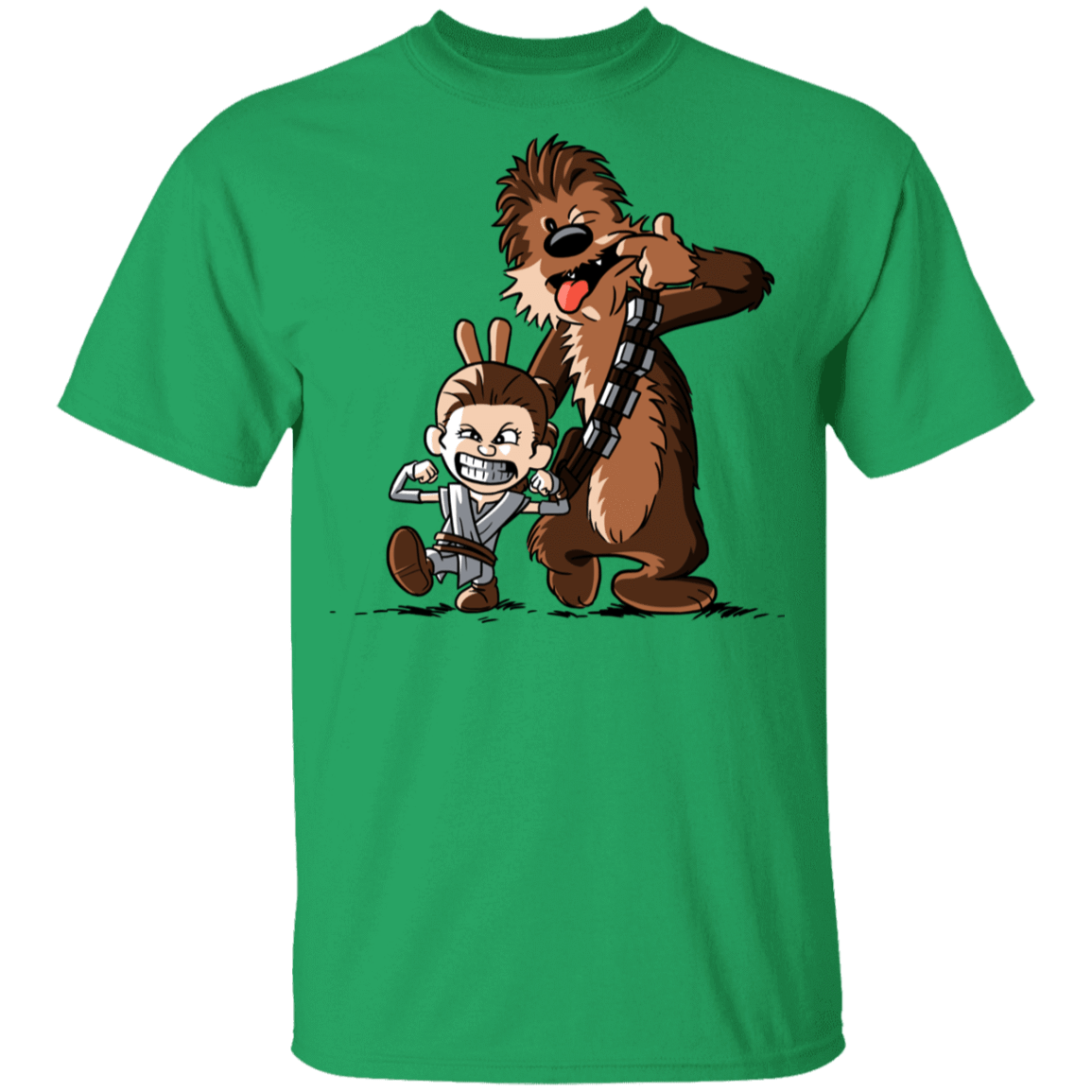T-Shirts Irish Green / YXS Cartoon Rey Youth T-Shirt