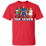 T-Shirts Red / S Cartoon Seven T-Shirt