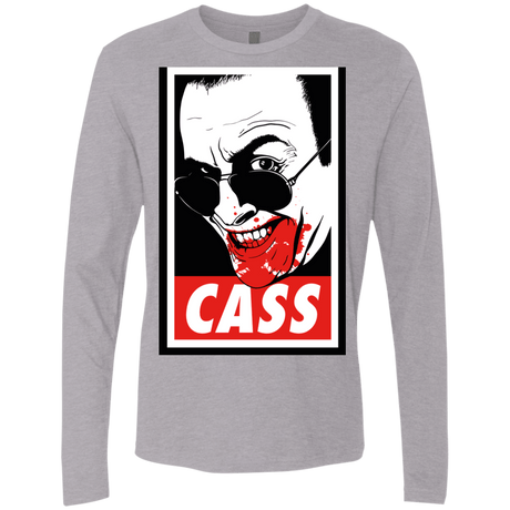 T-Shirts Heather Grey / Small CASS Men's Premium Long Sleeve