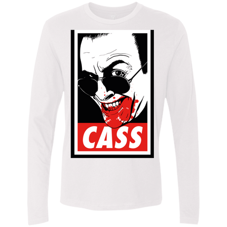 T-Shirts White / Small CASS Men's Premium Long Sleeve