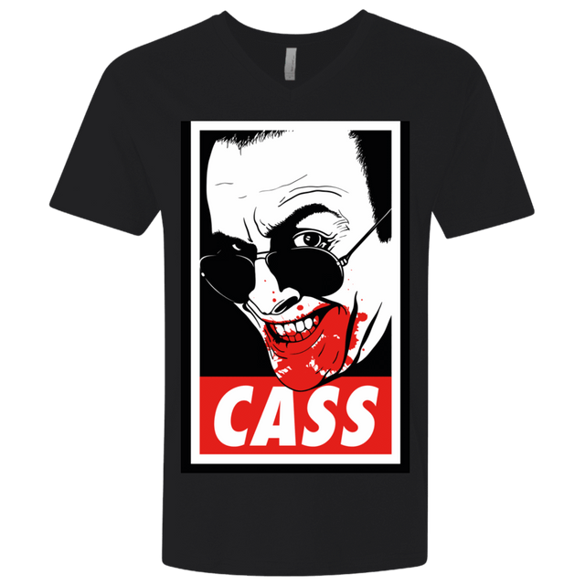 T-Shirts Black / X-Small CASS Men's Premium V-Neck
