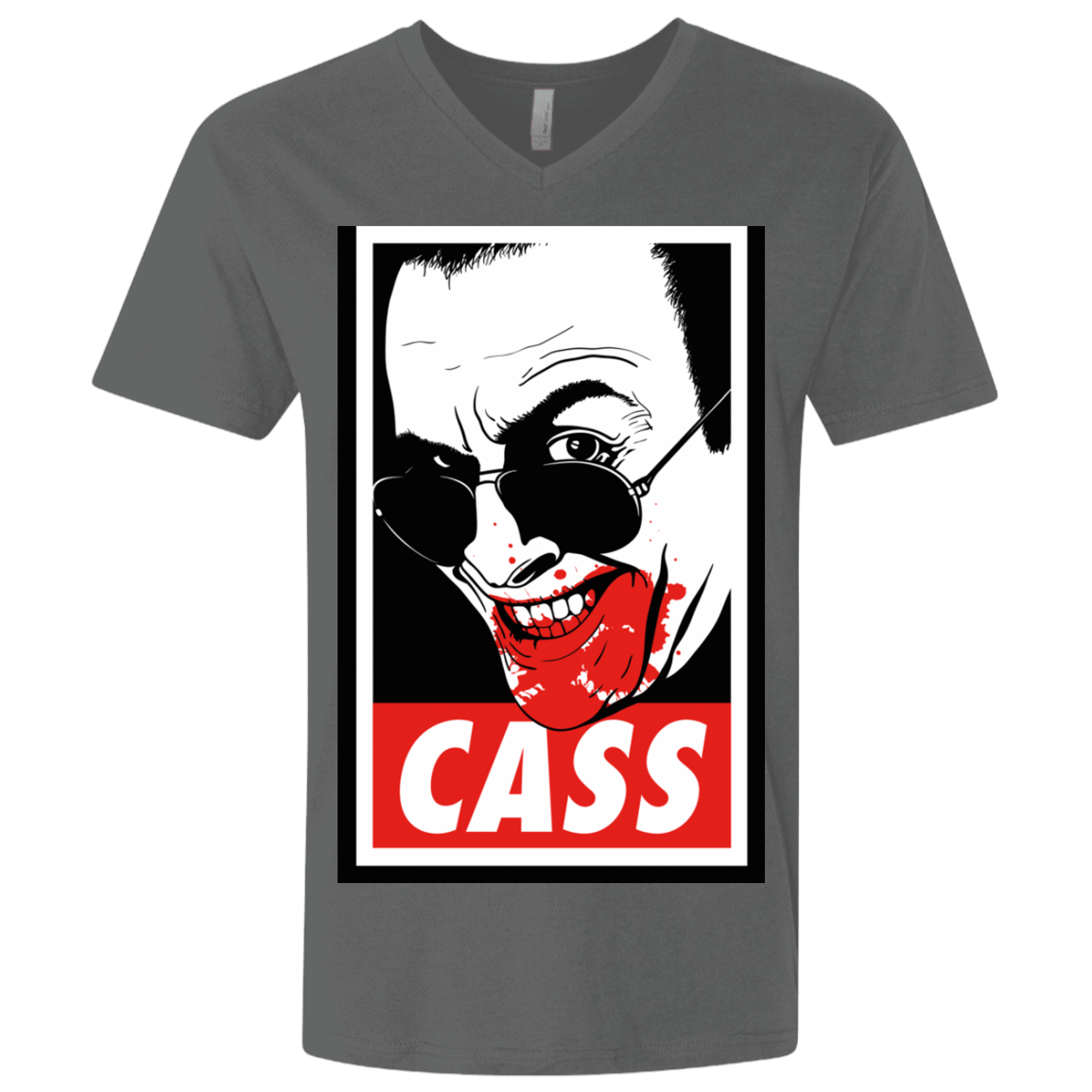 T-Shirts Heavy Metal / X-Small CASS Men's Premium V-Neck