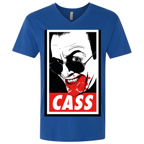 T-Shirts Royal / X-Small CASS Men's Premium V-Neck