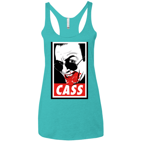 T-Shirts Tahiti Blue / X-Small CASS Women's Triblend Racerback Tank