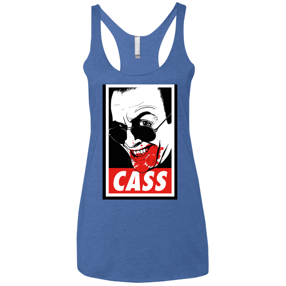 T-Shirts Vintage Royal / X-Small CASS Women's Triblend Racerback Tank