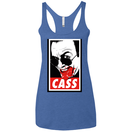 T-Shirts Vintage Royal / X-Small CASS Women's Triblend Racerback Tank