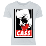 T-Shirts Heather White / YXS CASS Youth Triblend T-Shirt