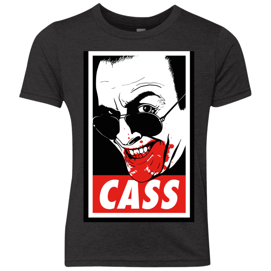 T-Shirts Vintage Black / YXS CASS Youth Triblend T-Shirt