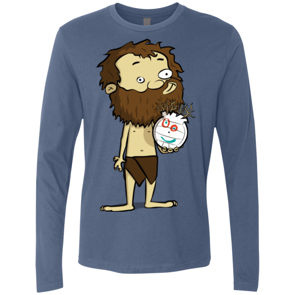 T-Shirts Indigo / Small Castaway Men's Premium Long Sleeve