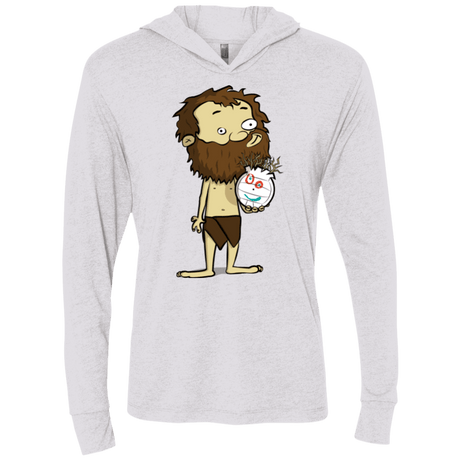 T-Shirts Heather White / X-Small Castaway Triblend Long Sleeve Hoodie Tee