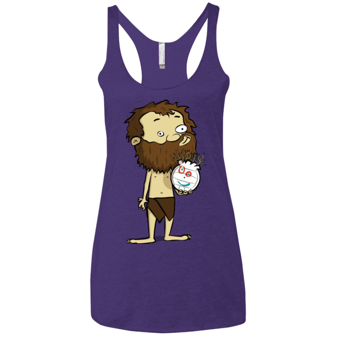 T-Shirts Purple Rush / X-Small Castaway Women's Triblend Racerback Tank