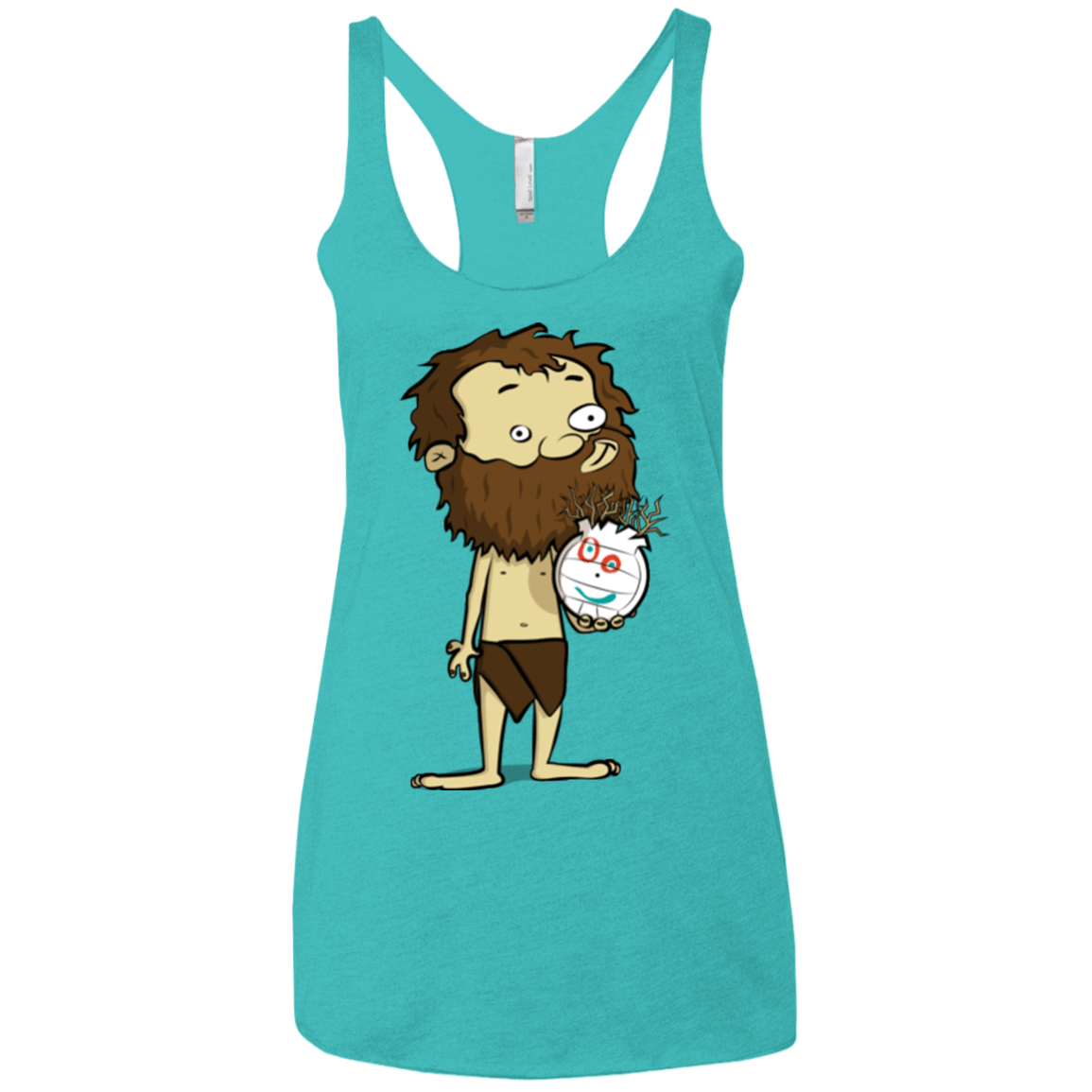 T-Shirts Tahiti Blue / X-Small Castaway Women's Triblend Racerback Tank