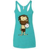 T-Shirts Tahiti Blue / X-Small Castaway Women's Triblend Racerback Tank