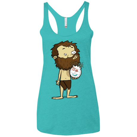 T-Shirts Tahiti Blue / X-Small Castaway Women's Triblend Racerback Tank