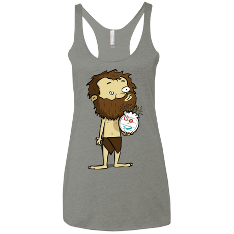 T-Shirts Venetian Grey / X-Small Castaway Women's Triblend Racerback Tank