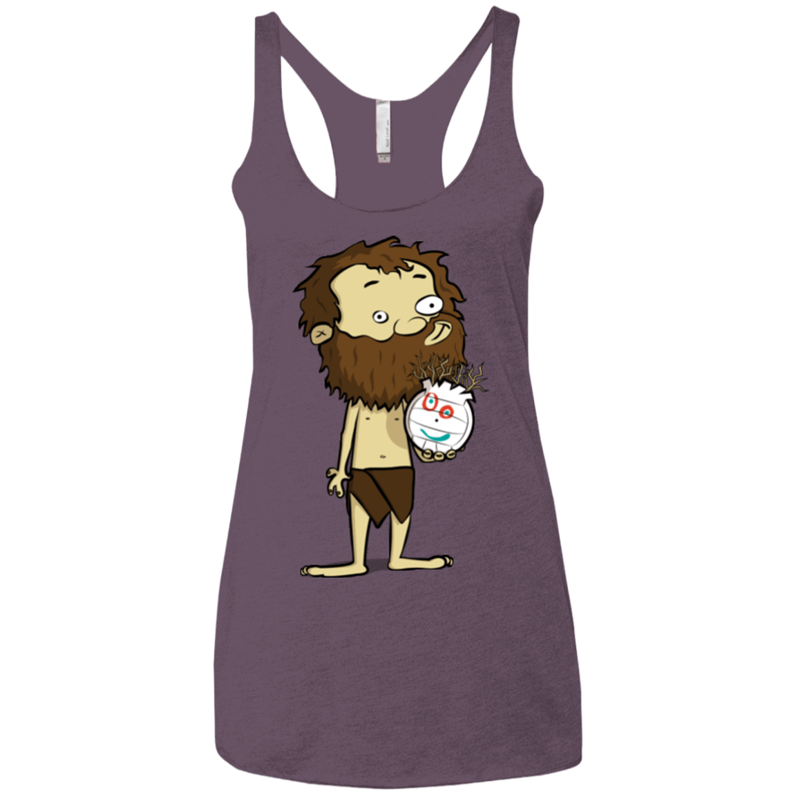 T-Shirts Vintage Purple / X-Small Castaway Women's Triblend Racerback Tank