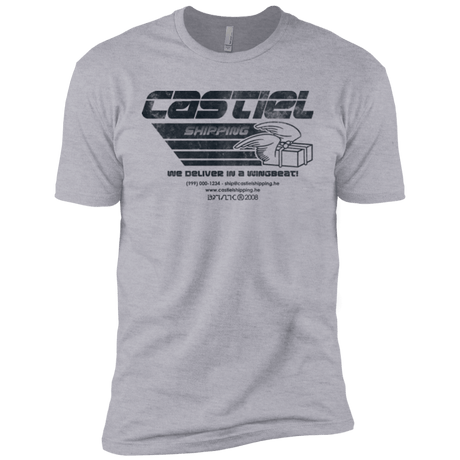T-Shirts Heather Grey / YXS Castiel Shipping Boys Premium T-Shirt