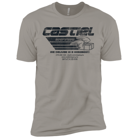 T-Shirts Light Grey / YXS Castiel Shipping Boys Premium T-Shirt