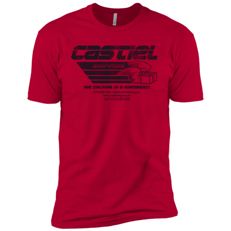T-Shirts Red / YXS Castiel Shipping Boys Premium T-Shirt