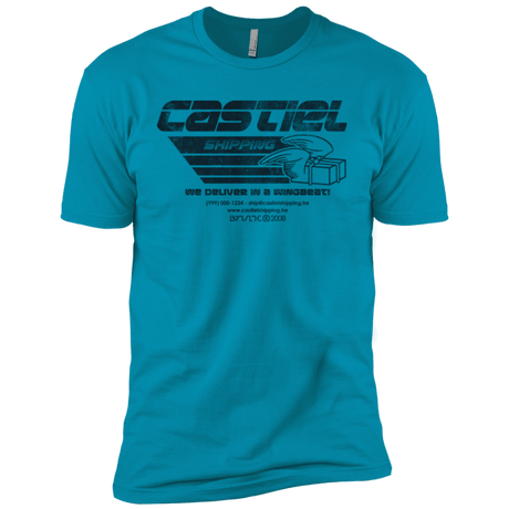 T-Shirts Turquoise / YXS Castiel Shipping Boys Premium T-Shirt