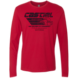 T-Shirts Red / Small Castiel Shipping Men's Premium Long Sleeve