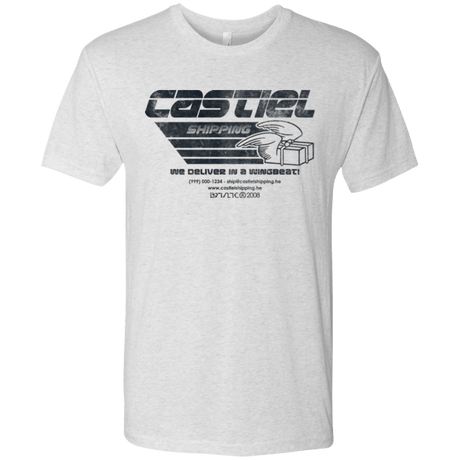 T-Shirts Heather White / Small Castiel Shipping Men's Triblend T-Shirt