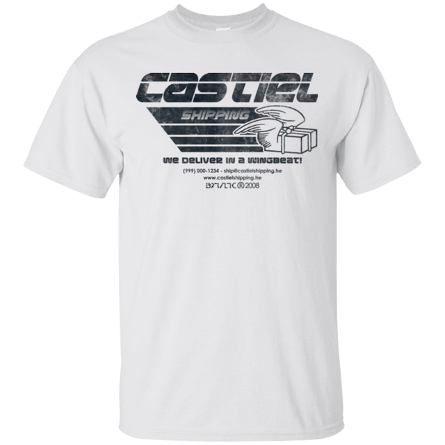 T-Shirts White / Small Castiel Shipping T-Shirt