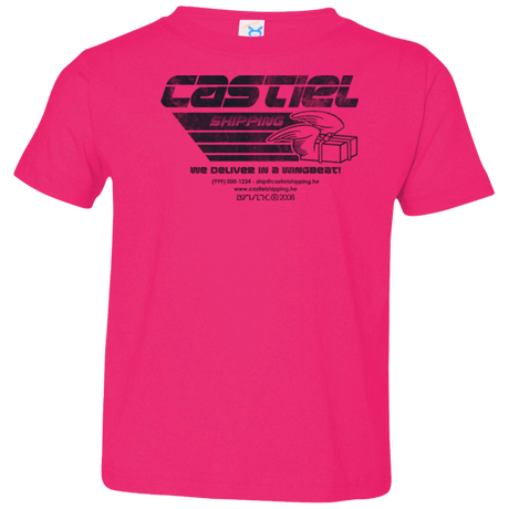 T-Shirts Hot Pink / 2T Castiel Shipping Toddler Premium T-Shirt