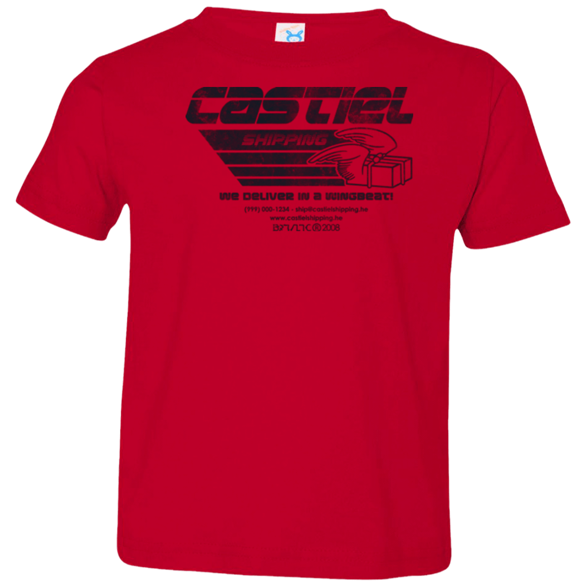 T-Shirts Red / 2T Castiel Shipping Toddler Premium T-Shirt