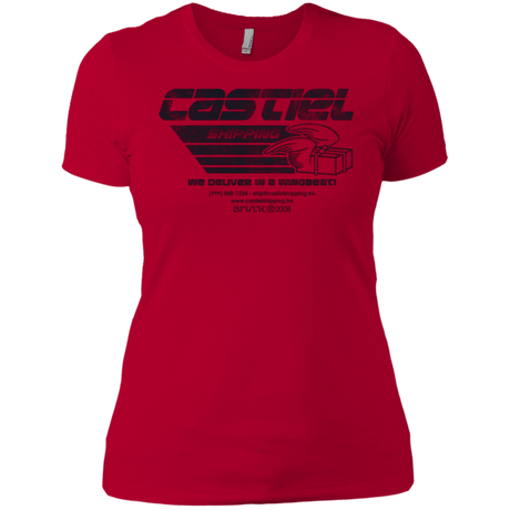 T-Shirts Red / X-Small Castiel Shipping Women's Premium T-Shirt