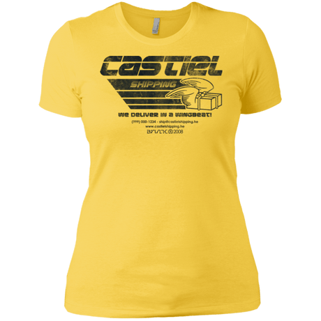 T-Shirts Vibrant Yellow / X-Small Castiel Shipping Women's Premium T-Shirt