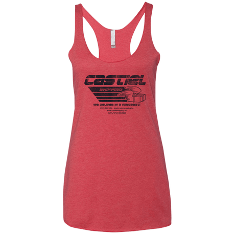 T-Shirts Vintage Red / X-Small Castiel Shipping Women's Triblend Racerback Tank