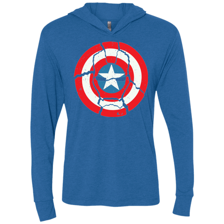 T-Shirts Vintage Royal / X-Small Casualties of War Triblend Long Sleeve Hoodie Tee