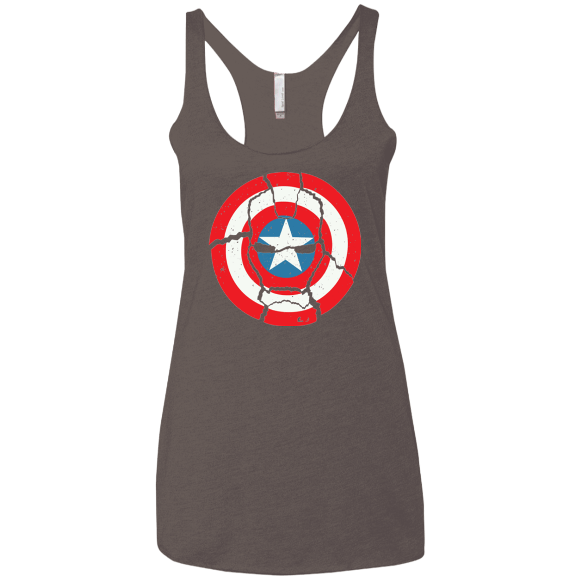 T-Shirts Macchiato / X-Small Casualties of War Women's Triblend Racerback Tank