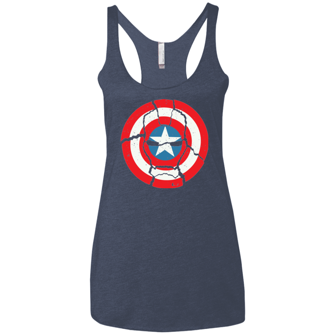 T-Shirts Vintage Navy / X-Small Casualties of War Women's Triblend Racerback Tank
