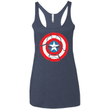 T-Shirts Vintage Navy / X-Small Casualties of War Women's Triblend Racerback Tank