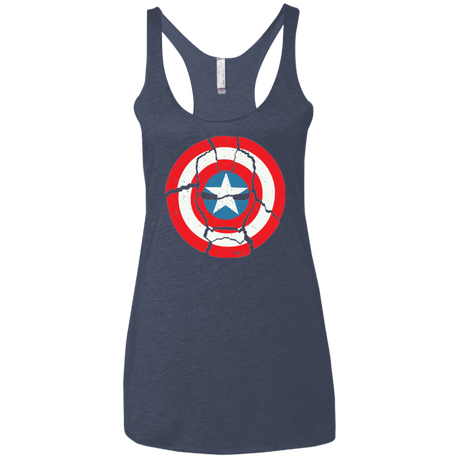 T-Shirts Vintage Navy / X-Small Casualties of War Women's Triblend Racerback Tank