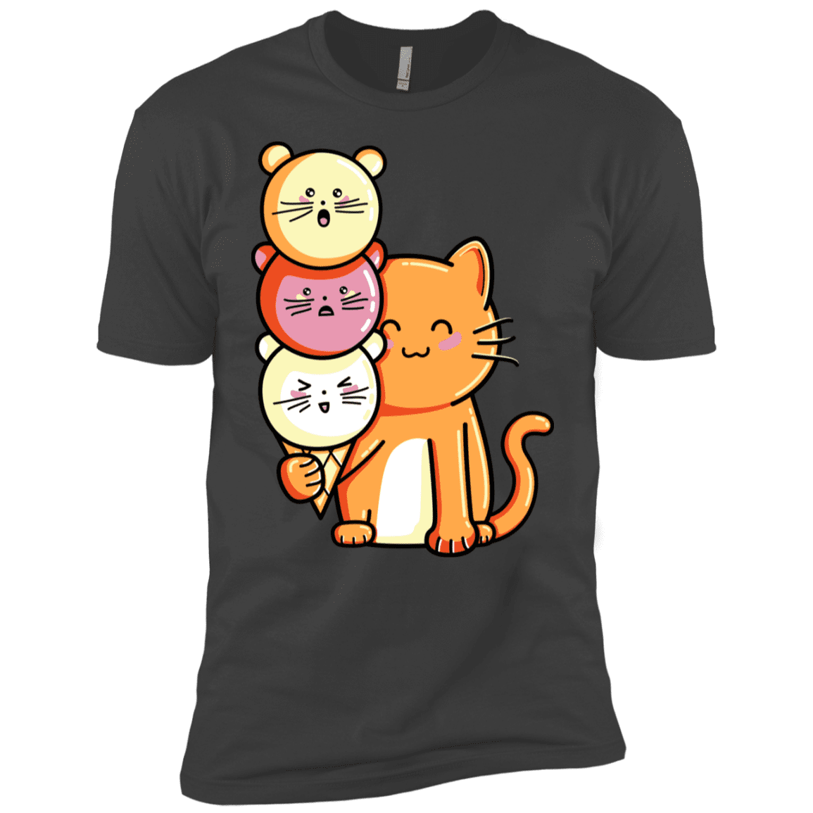 T-Shirts Heavy Metal / YXS Cat and Micecream Boys Premium T-Shirt