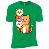 T-Shirts Kelly Green / YXS Cat and Micecream Boys Premium T-Shirt