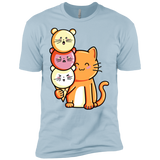 T-Shirts Light Blue / YXS Cat and Micecream Boys Premium T-Shirt