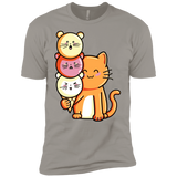 T-Shirts Light Grey / YXS Cat and Micecream Boys Premium T-Shirt