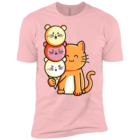 T-Shirts Light Pink / YXS Cat and Micecream Boys Premium T-Shirt