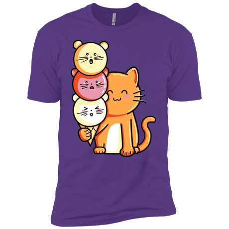 T-Shirts Purple Rush / YXS Cat and Micecream Boys Premium T-Shirt