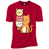 T-Shirts Red / YXS Cat and Micecream Boys Premium T-Shirt