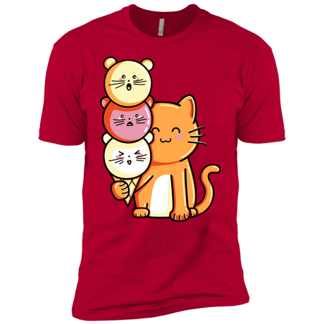 T-Shirts Red / YXS Cat and Micecream Boys Premium T-Shirt