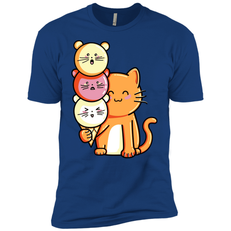 T-Shirts Royal / YXS Cat and Micecream Boys Premium T-Shirt